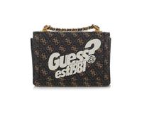 Guess Sac Bandoulière Femme Abey Brun avec Grand Logo - Élégance et Praticité pour la Femme Moderne