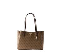 GUESS sac à épaule serviette pour ordinateur portable Noelle II Tech Tote Latte Logo/Brown marron clair