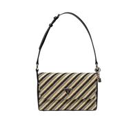 Guess - Sac Bandoulière Rayures Diagonales Élégant - Femme - Sacs - Beige - Taille: ONE Size