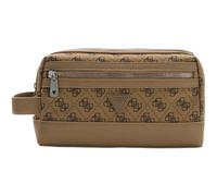 GUESS sac d’accessoires Berlin Small Necessaire Beige / Brown