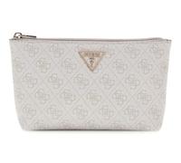 GUESS Sac d’Accessoires Laurel II Wristlet Pouch Bone Logo écru