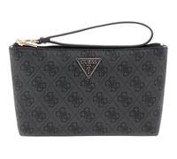 GUESS sac d’accessoires Laurel II Wristlet Pouch Coal Logo