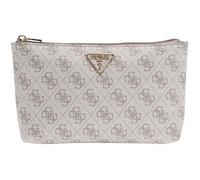 GUESS sac d’accessoires Laurel II Wristlet Pouch Dark Taupe Logo