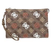 GUESS sac d’accessoires Pouch Brown Multi multicolore