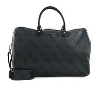 GUESS Sac de voyage gris foncé noir pour femme - Weekender Duffel Bag Coal Logo 298784