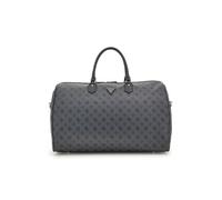 GUESS Sac de voyage gris foncé noir pour femme - Wilder Weekender Duffel Bag Black Logo 298736