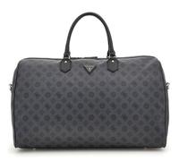 GUESS Sac de voyage gris foncé noir pour femme - Wilder Weekender Duffel Bag Black Logo 299936