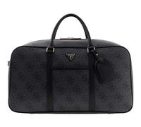 GUESS Sac de Voyage Sac à épaule Weekender Duffle Bag Coal Logo Gris foncé