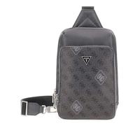 GUESS sac en bandoulière Milano Crossover Black/White gris