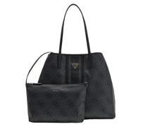 GUESS Sac shopper gris foncé noir pour femme - Victtoria 2 in 1 Tote L Coal Logo 336954
