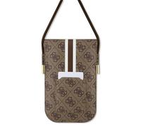 Guess Sac téléphone GUOWBP4RPSW – 4G Stripes en cuir Marron