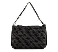 GUESS sac pochette Flat Pouch Coal Logo 25 cm gris foncé
