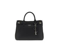 GUESS Femme Gregoria Large Girlfriend Satchel Sac à Main, Noir, Taille Unique