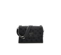 Guess Sac porté épaule Cresidia convertible bandoulière rabat logo Noir Femme