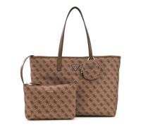 GUESS sac shopper Adrian Logo Tech Tote Bag Latte Logo beige