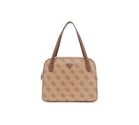 GUESS Sac shopper brun clair marron pour femme - Travel Tote Latte Logo / Brown 316293