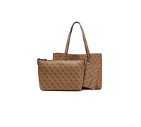GUESS Brenton Tote Latte Logo