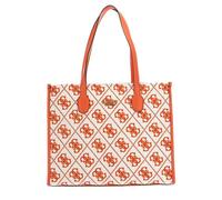 GUESS Sac shopper crème orange pour femme - Silvana Girlfriend Tote Orange Logo 228734