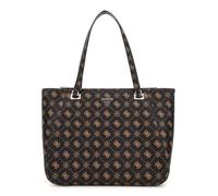 GUESS sac shopper pour ordinateur portable Calebra Tote Bag Espresso Logo marron foncé