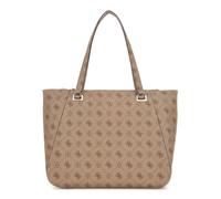 GUESS sac shopper pour ordinateur portable Calebra Tote Bag Latte Logo marron clair