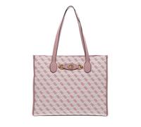 GUESS Sac shopper rose blanc pour femme - Izzy Girlfriend Tote Bag Salmon Logo 225462