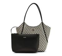 GUESS sac shopper sac à épaule Tessi 2 in 1 Tote Black Multi noir