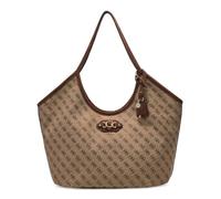 GUESS sac shopper Samantha Girlfriend Tote Latte Logo/Brown beige