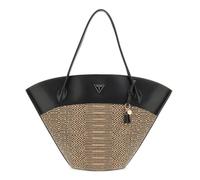 GUESS sac shopper Venere Extra Large Tote Natural/Black multicolore