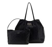 GUESS Sac shopper noir pour femme - Victtoria 2 in 1 Tote Black Logo 336905