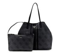 GUESS sac shopper Victtoria 2 in 1 Tote Coal Logo gris foncé