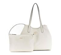 GUESS sac shopper Victtoria 2 in 1 Tote Stone Logo écru