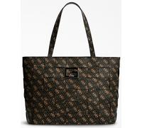 Guess Sac Tote Logo Liberty City 4G Pour Femmes En Marron