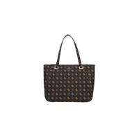 GUESS sac shopper pour ordinateur portable Calebra Tote Bag Espresso Logo marron foncé