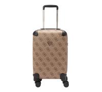 GUESS Sac week-end 'BERTA 18 IN 8-WHEELER' marron / moka / noir, Taille One Size