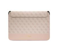 Guess Sacoche pour ordinateur 4G Stripe Rose - 14 pouces