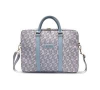 Guess Sacoche pour ordinateur portable Gcube Stripes Bleu - 16 pouces