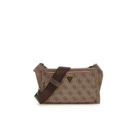 GUESS Sacs banane 'MILANO FLAT BUMBAG W FRT PKT' beige foncé / marron, Taille XS-XL
