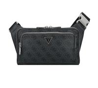 GUESS Sacs banane 'MILANO FLAT BUMBAG W FRT PKT' gris foncé / noir, Taille XS-XL