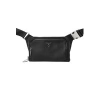 GUESS Sacs banane 'MILANO FLAT BUMBAG W FRT PKT' noir, Taille One Size