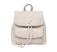 GUESS sac à dos de loisirs Cresidia II Flap Backpack Cream White Logo écru