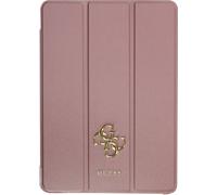 Guess Saffiano 4G Big Metal Logo - Housse pour iPad Pro 12.9" 2021 (rose)