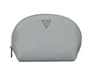 Guess - Saffiano Beauty Case - Femme - Sacs - Bleu - Taille: ONE Size