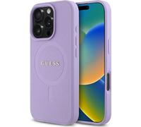 Guess Saffiano Magsafe Case pour Iphone 16 Pro - Violet
