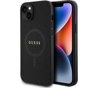 Guess Saffiano MagSafe - Étui pour iPhone 15 Plus (noir)