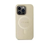 Guess Saffiano Pour Magsafe Or - iPhone 15
