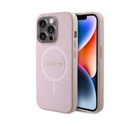 Guess Saffiano Pour Magsafe Rose - iPhone 15 Pro