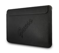 Guess Saffiano Script Computer Sleeve - Étui pour ordinateur portable 13 ""(noir)