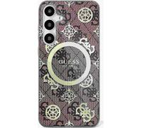Guess Samsung Galaxy S25 4G Back Gold Electro. Motif Peony MagSafe