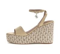 Guess - Sandale compensée plateforme Everly - Femme - Chaussures - Beige - Taille: 39 EU