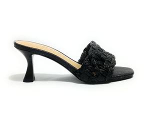 GUESS Sandale Dissy TC 70 en tissu noir DS26GU38 FLJDSSELE03, Noir , 36 EU